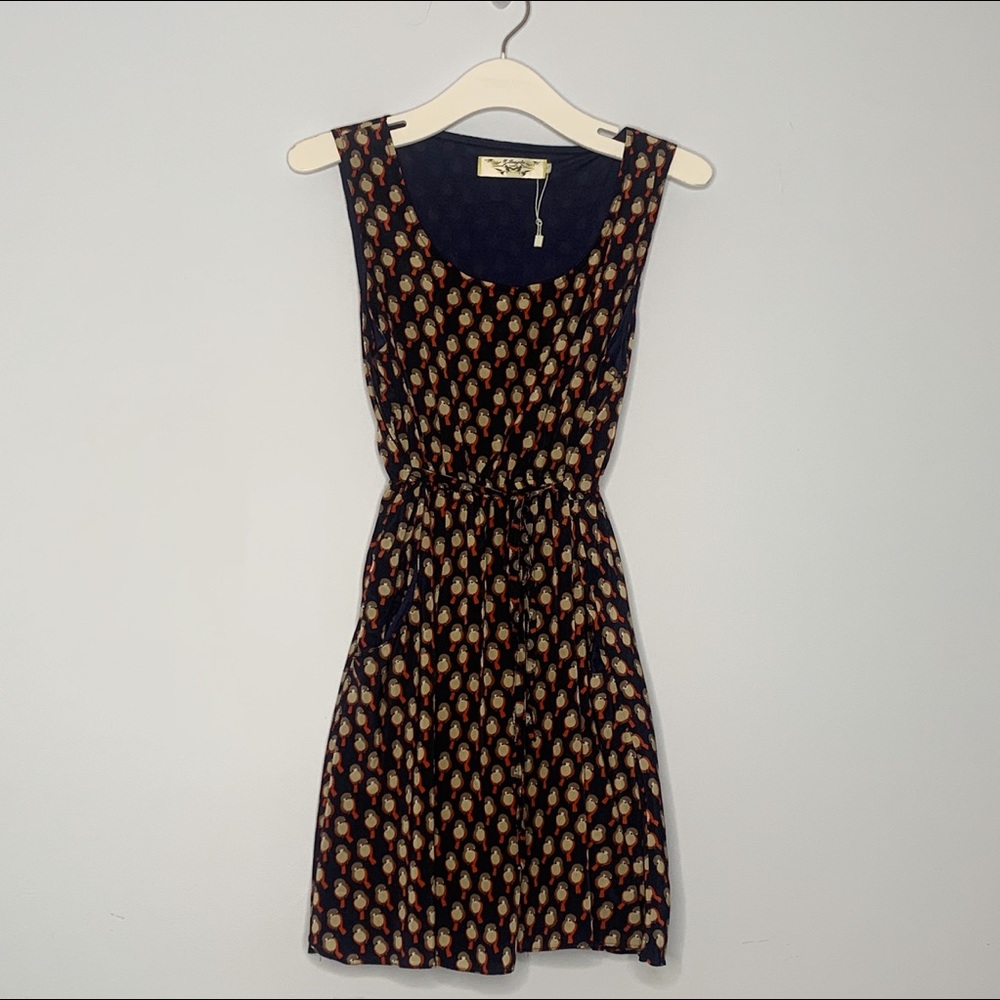 G. Lungta London Owl print dress